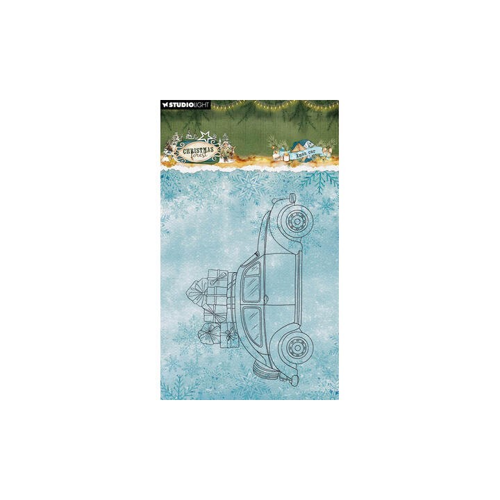 (SL-CF-STAMP952)Studio light Stamp Xmas Car Christmas Forest n° 952