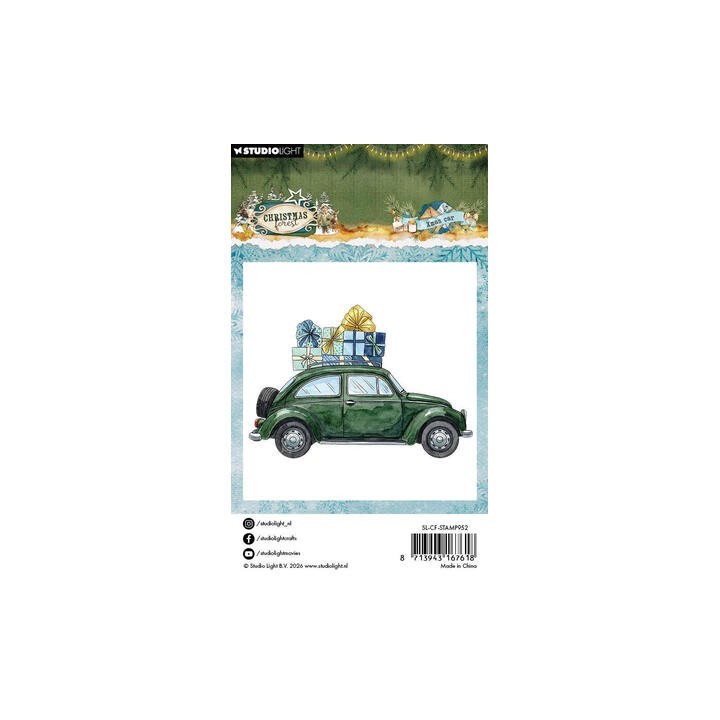 (SL-CF-STAMP952)Studio light Stamp Xmas Car Christmas Forest n° 952