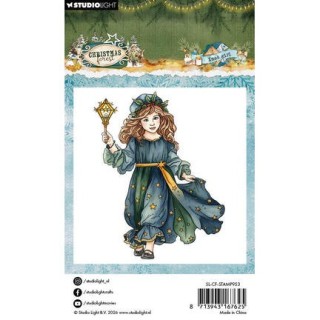 (SL-CF-STAMP953)Studio light Stamp Xmas Girl Christmas Forest n° 953