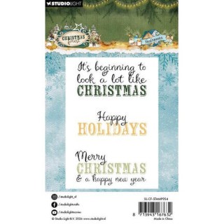 (SL-CF-STAMP954)Studio light Stamp Sentiments Christmas Forest n° 954