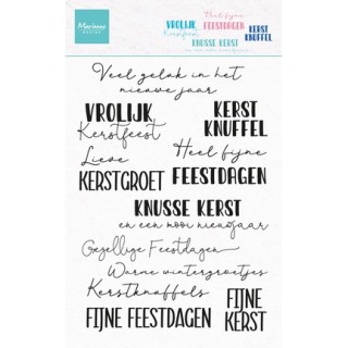 (CS1198)Clear stamp Lieve kerstgroet