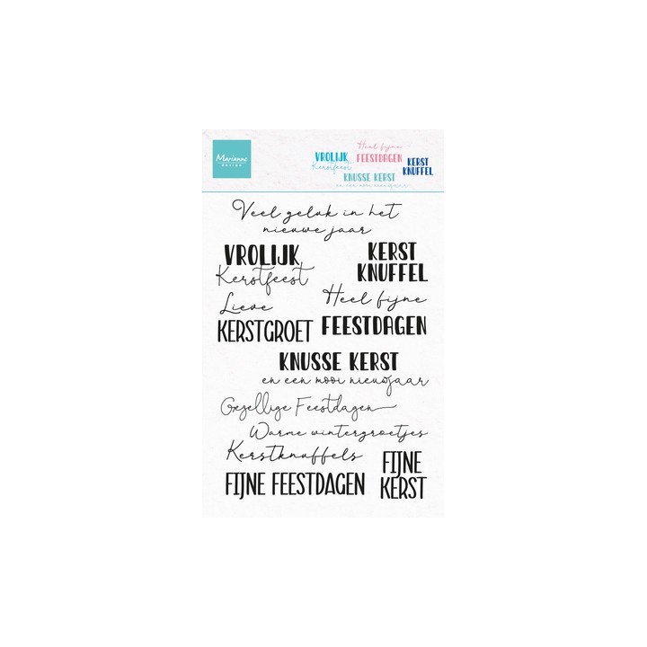 (CS1198)Clear stamp Lieve kerstgroet