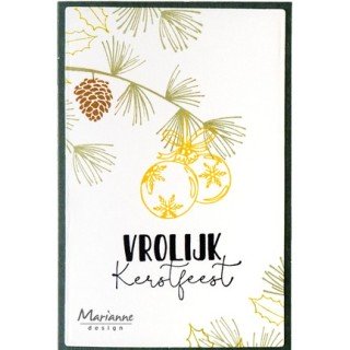 (CS1200)Clear stamp Silhouette Art Ornaments