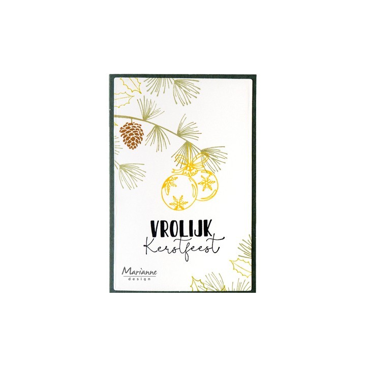 (CS1200)Clear stamp Silhouette Art Ornaments