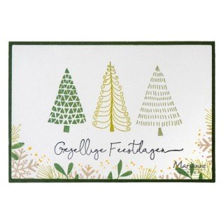 (CS1202)Clear stamp Silhouette Art Merry Trees