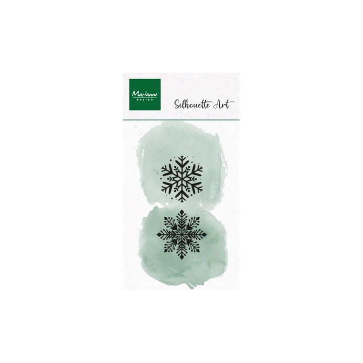 (CS1199)Clear stamp Silhouette Art Ice crystals