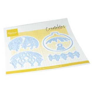 (LR0967)Creatables Christmas Baubles (round)