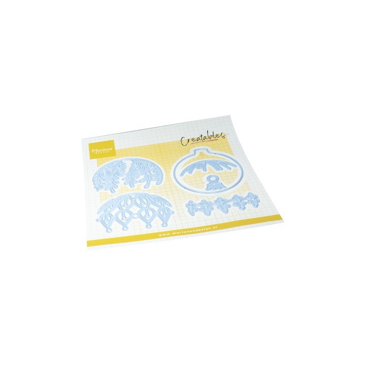 (LR0967)Creatables Christmas Baubles (round)