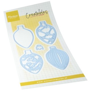 (LR0968)Creatables Christmas Baubles (oval)