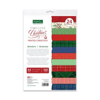 (03-10072TCH)Katy Sue Designs Printed Cardstock - Timeless Christmas