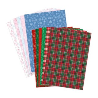 (03-10069CHV)Katy Sue Designs Printed Cardstock - Christmas Variety