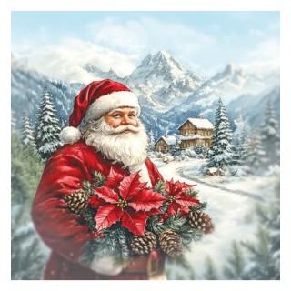 (11-DCD759)Katy Sue Designs  3D pre-decoupe - Santa Comes to Town