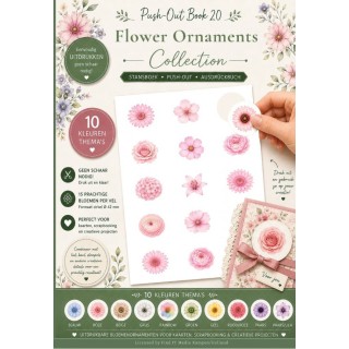 (BBPOS10020)Push-Out Book 20 - Flower Ornaments Collection