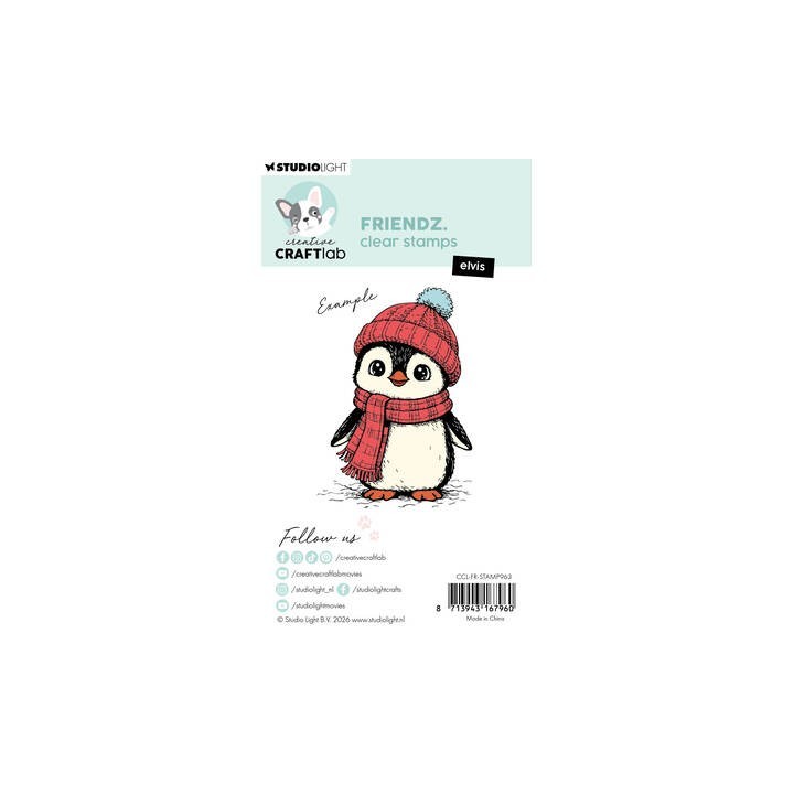 (CCL-FR-STAMP963)Studio light Stamp Elvis Friendz n° 963