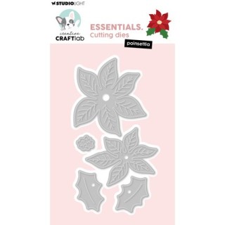 (CCL-ES-CD1120)StudioLight Dies – Poinsettia Essentials n° 1120