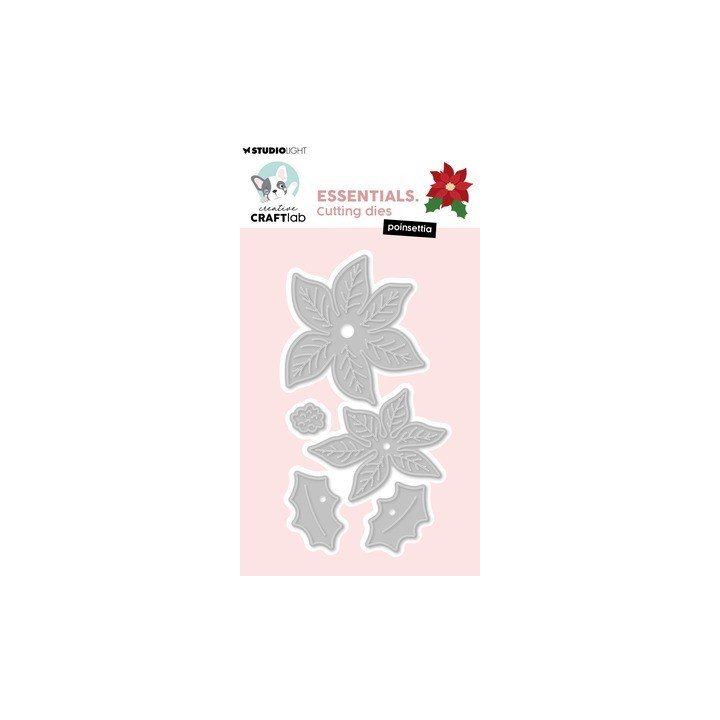 (CCL-ES-CD1120)StudioLight Dies – Poinsettia Essentials n° 1120