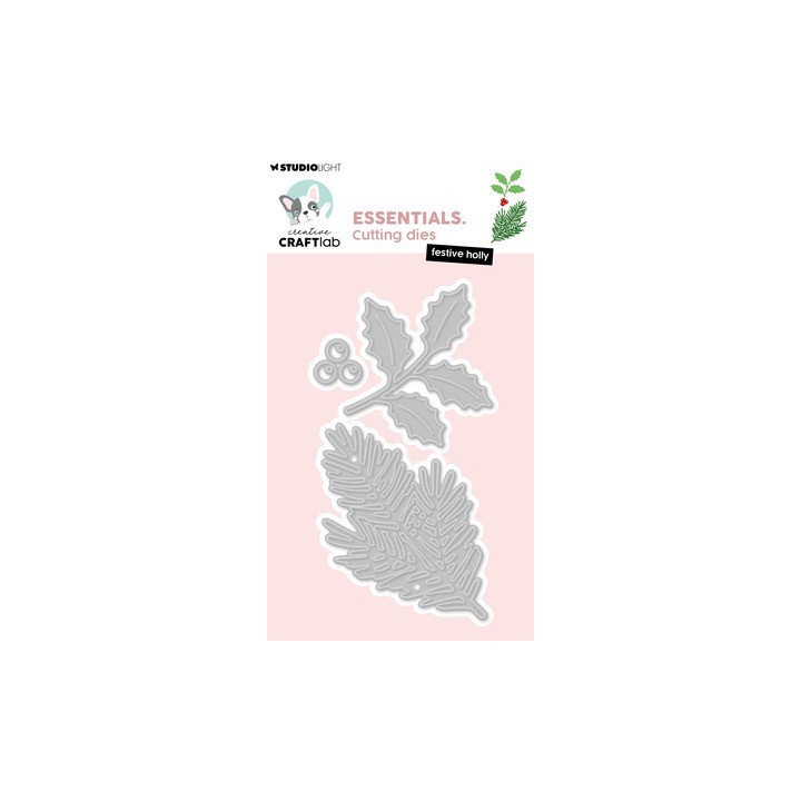 (CCL-ES-CD1121)StudioLight Dies – Festive Holly Essentials n° 1121
