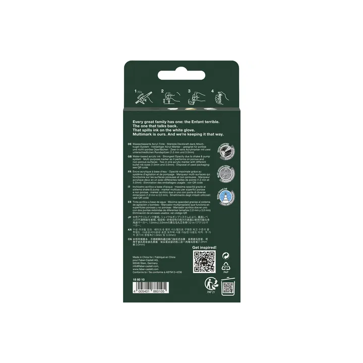 (186010)Faber Castell Acrylmarker FC Multimark - Classics