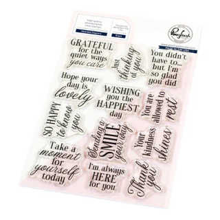 (310025)Pinkfresh Studio Artful Foundations Stamp Heartfelt Chapters