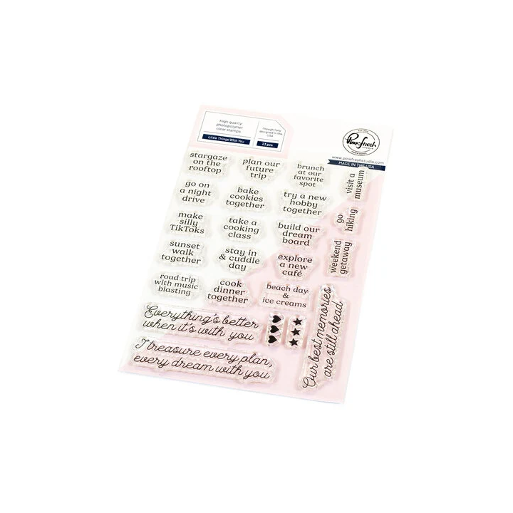 (310225)Pinkfresh Studio Artful Foundations Stamp Little Things With You