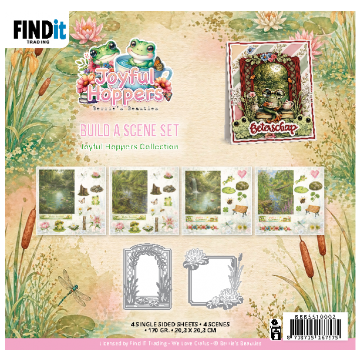 (BBBSS10002)Berrie's Beauties - Buid a Scene Set - Joyful Hoppers Collection