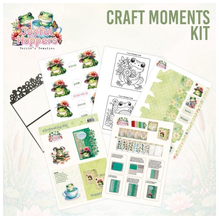 (BBCMK10004)Berrie’s Beauties - Craft Moments Kit - Joyful Hoppers A5