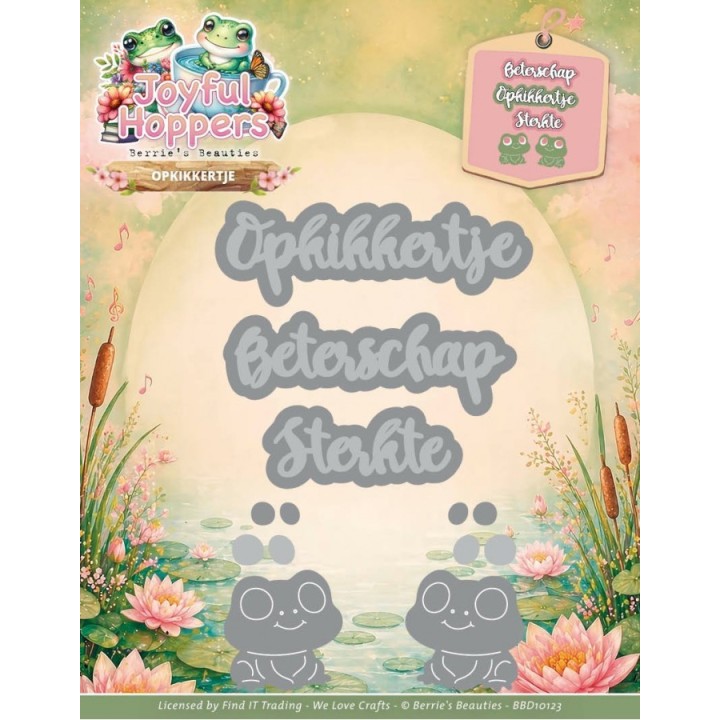 (BBD10123)Dies - Berries Beauties - Joyful Hoppers - Opkikkertje