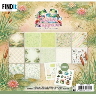 (BBPP10046)Paperpack - Berries Beauties - Joyful Hoppers 20 x 20 cm