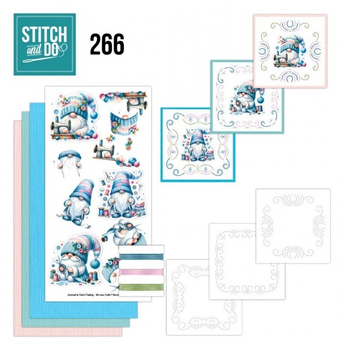 (STDO266)Stitch and Do 266 - Happy Gnomes