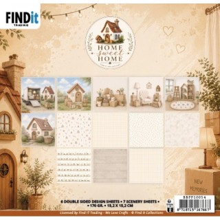 (BBPP10054)Paperpack - Find It Collection - Home Sweet Home - 15,2 x 15,2 cm