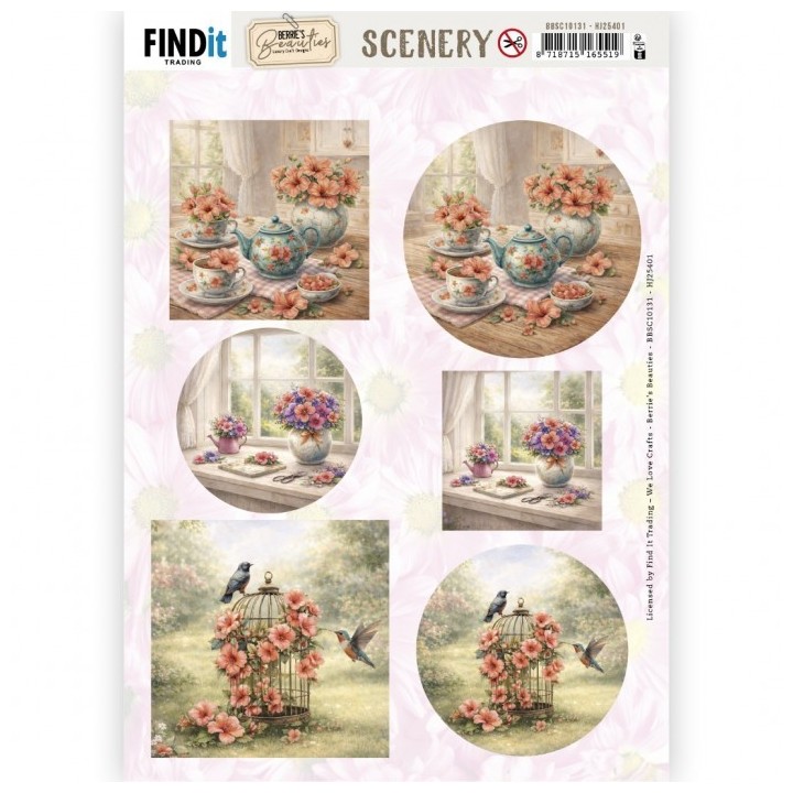 (BBSC10131)Scenery Push out - Berries Beauties - Homestead Bakery