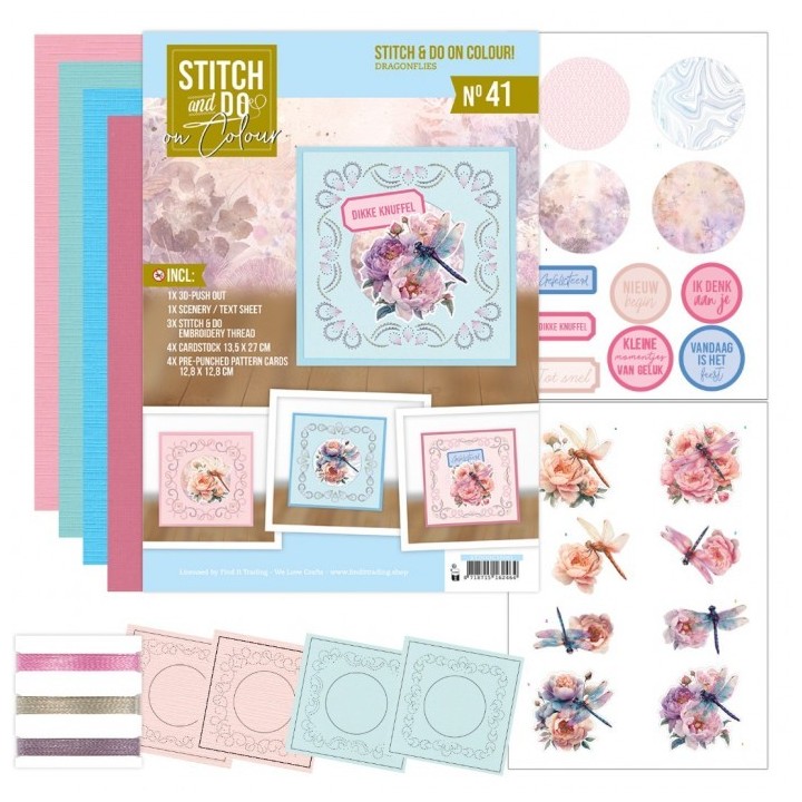 (STDOOC10041)Stitch and DO on Colour 41 - Dragonflies