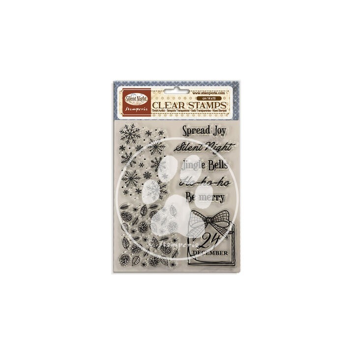 (WTK244)Stamperia Clear Stamps 14x18 cm – Silent Night