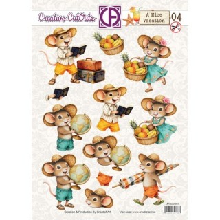 (CCO-051)3D Creative CutOuts A Mice Vacation 04