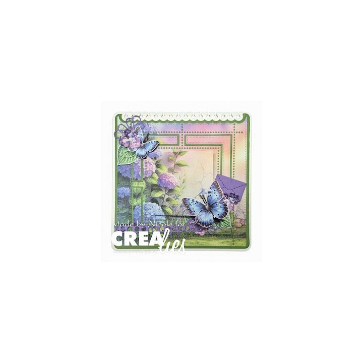 (CLCZ468)Cardzz Dies Postage Stamp Sheet Britt (square with square)