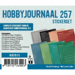 (HJSTS13)Stickerset Hobbyjournaal 257