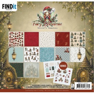 (BBPP10047)Paperpack - Berries Beauties - Fairy Christmas 20 x 20 cm