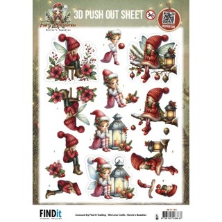(SB11152)3D Pushout Sheet - Berries Beauties - Fairy Christmas - A Little Sad