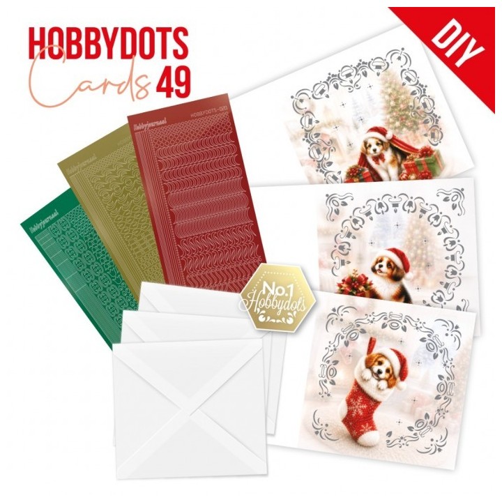 (DODOPP049)Hobbydots Cards 49 - Merry Pawmess