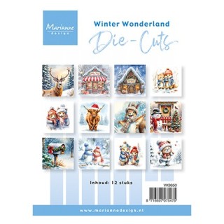 (VK9650)Die-cuts - Winter Wonderland (35 pieces)