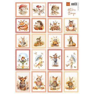 (VK9652)Knipvel A4, Autumn Stamps (20 images)
