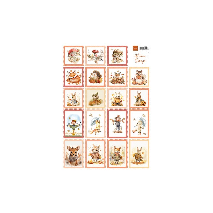 (VK9652)Knipvel A4, Autumn Stamps (20 images)