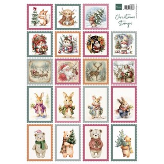 (VK9653)Knipvel A4, Christmas Stamps (20 images)