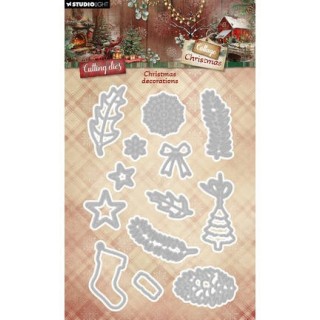 (SL-CC-CD1116)StudioLight Dies – Christmas Decorations Cottage Christmas n° 1116