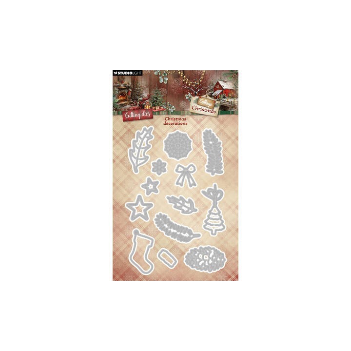 (SL-CC-CD1116)StudioLight Dies – Christmas Decorations Cottage Christmas n° 1116