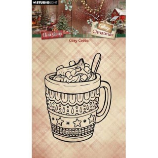 (SL-CC-STAMP956)Studio light Stamp Cozy Cocoa Cottage Christmas n° 956