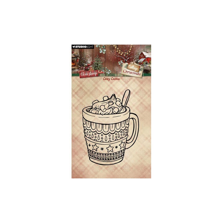(SL-CC-STAMP956)Studio light Stamp Cozy Cocoa Cottage Christmas n° 956