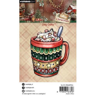 (SL-CC-STAMP956)Studio light Stamp Cozy Cocoa Cottage Christmas n° 956