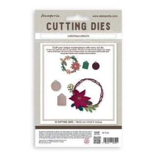 (SFT24)Stamperia Dies - A6 Christmas Wreath