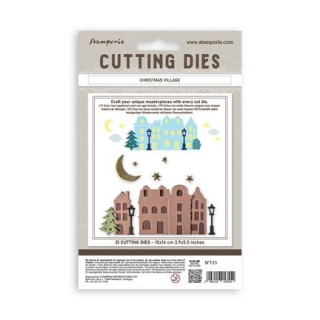 (SFT25)Stamperia Dies - A6 Christmas Village
